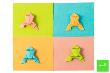 origami sapo que pula